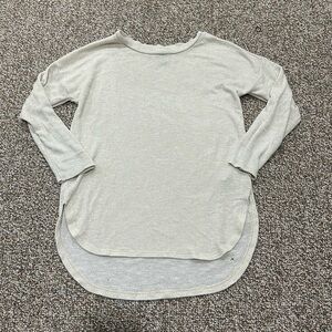 Cream Shimmer Knit Shirt